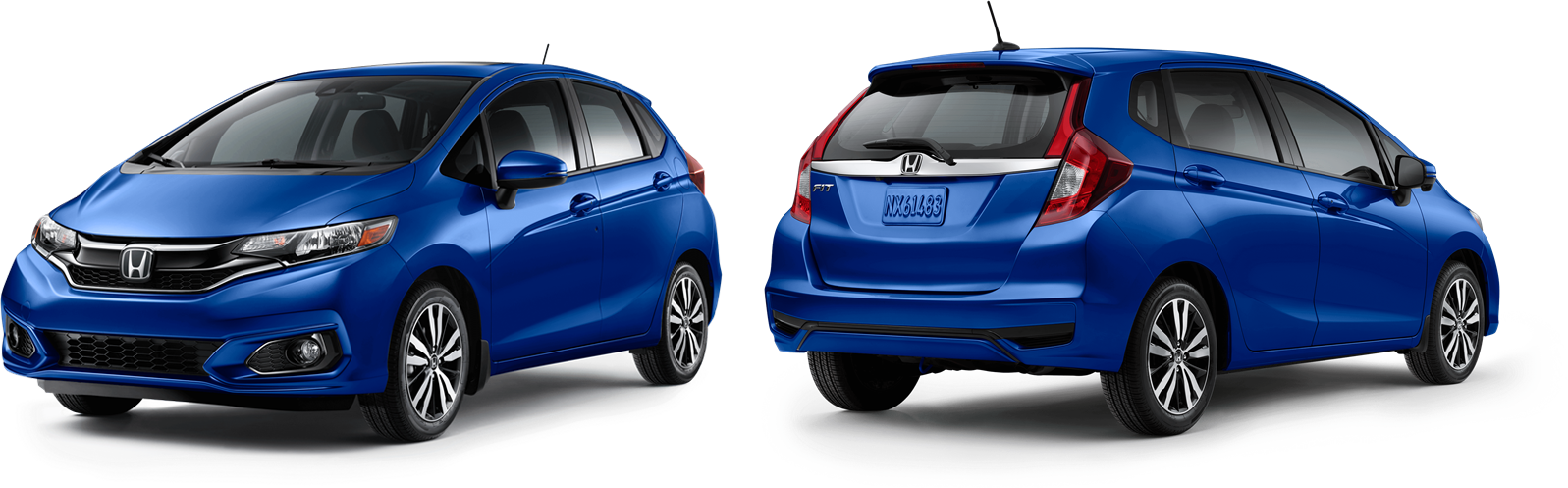Follow The Herd Never - 2019 Honda Fit Ex Blue Clipart (1597x497), Png Download