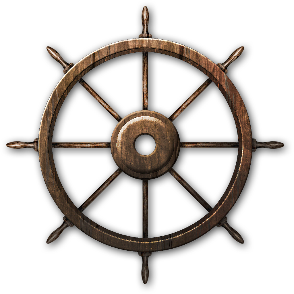 Download Ship Steering Wheel Metal Clipart Png Download PikPng