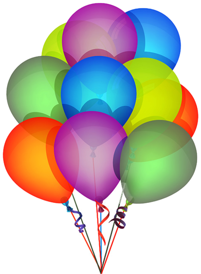 Birthday Balloon - Birthday Balloon Vector Png Clipart (600x600), Png Download
