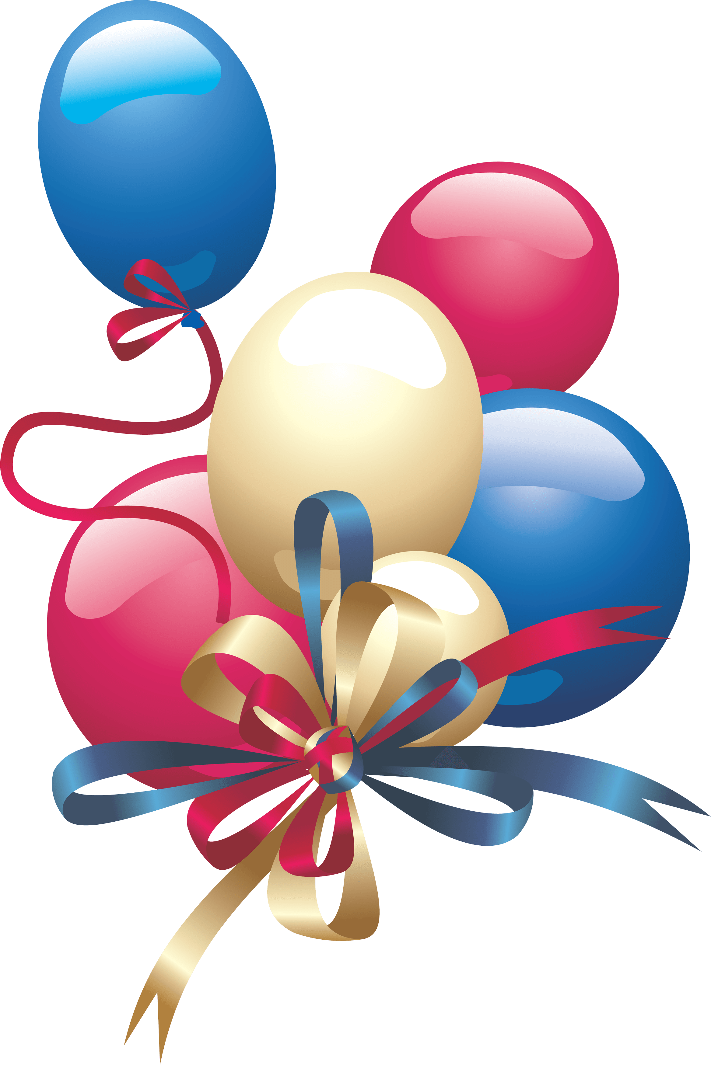 Happy Birthday Balloon Png , Png Download - Happy Birthday Vector Png Clipart (2336x3501), Png Download