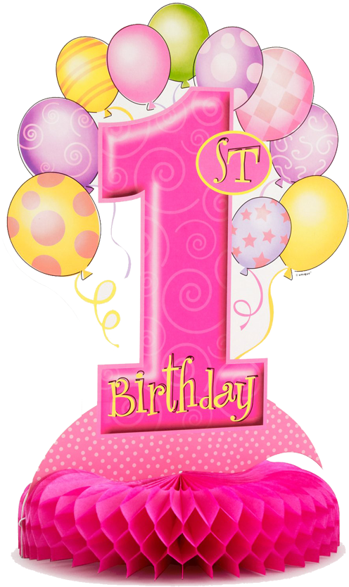 1st Birthday Png Image Background Clipart Large Size Png Image Pikpng