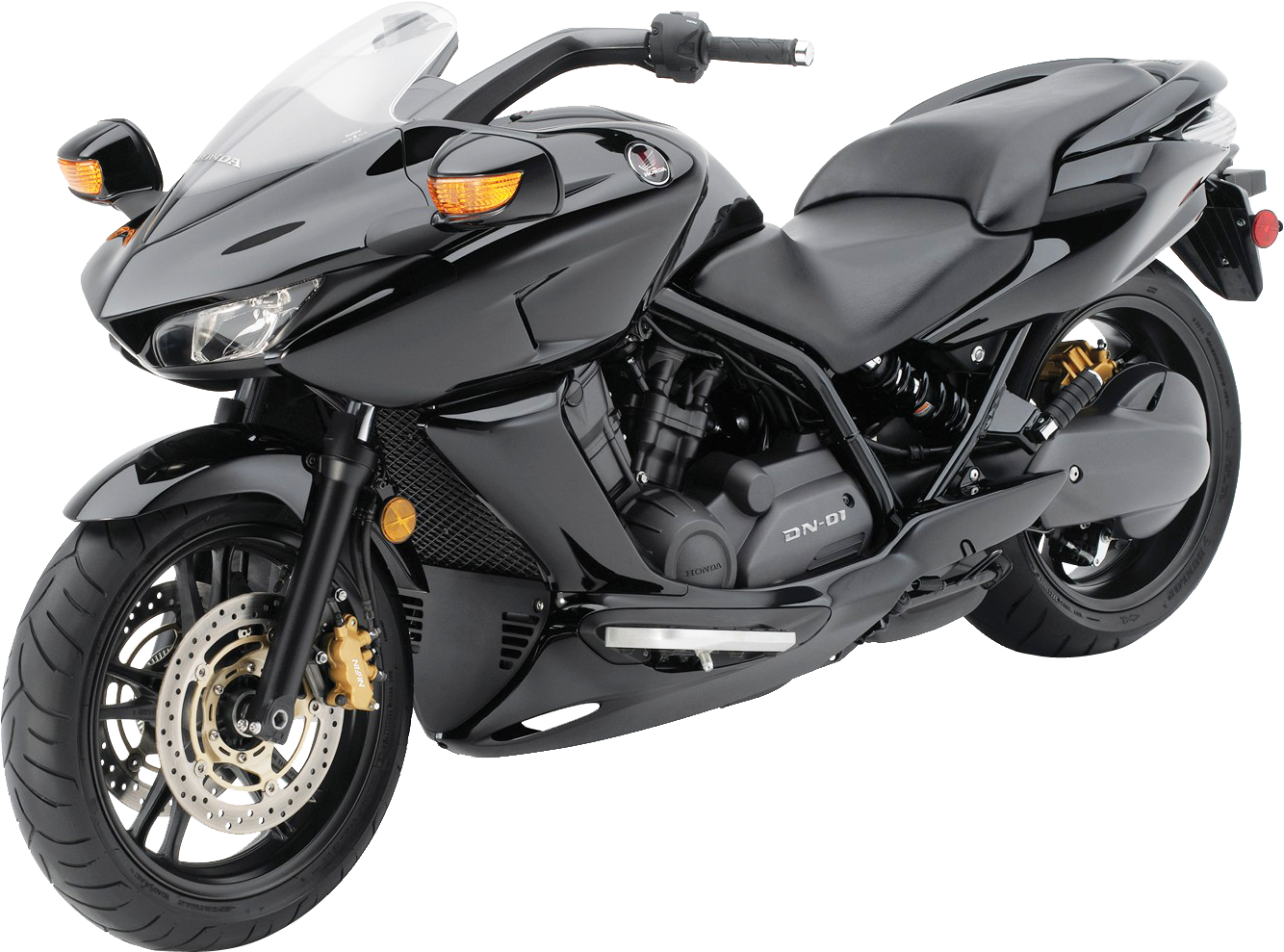 Black Honda Dn 01 Motorcycle Bike Png Image - 2009 Honda Dn 01 Clipart (1434x1090), Png Download