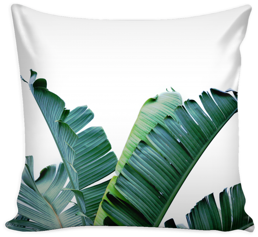 Banana Leaf Pillow Cover , Png Download Clipart (902x826), Png Download