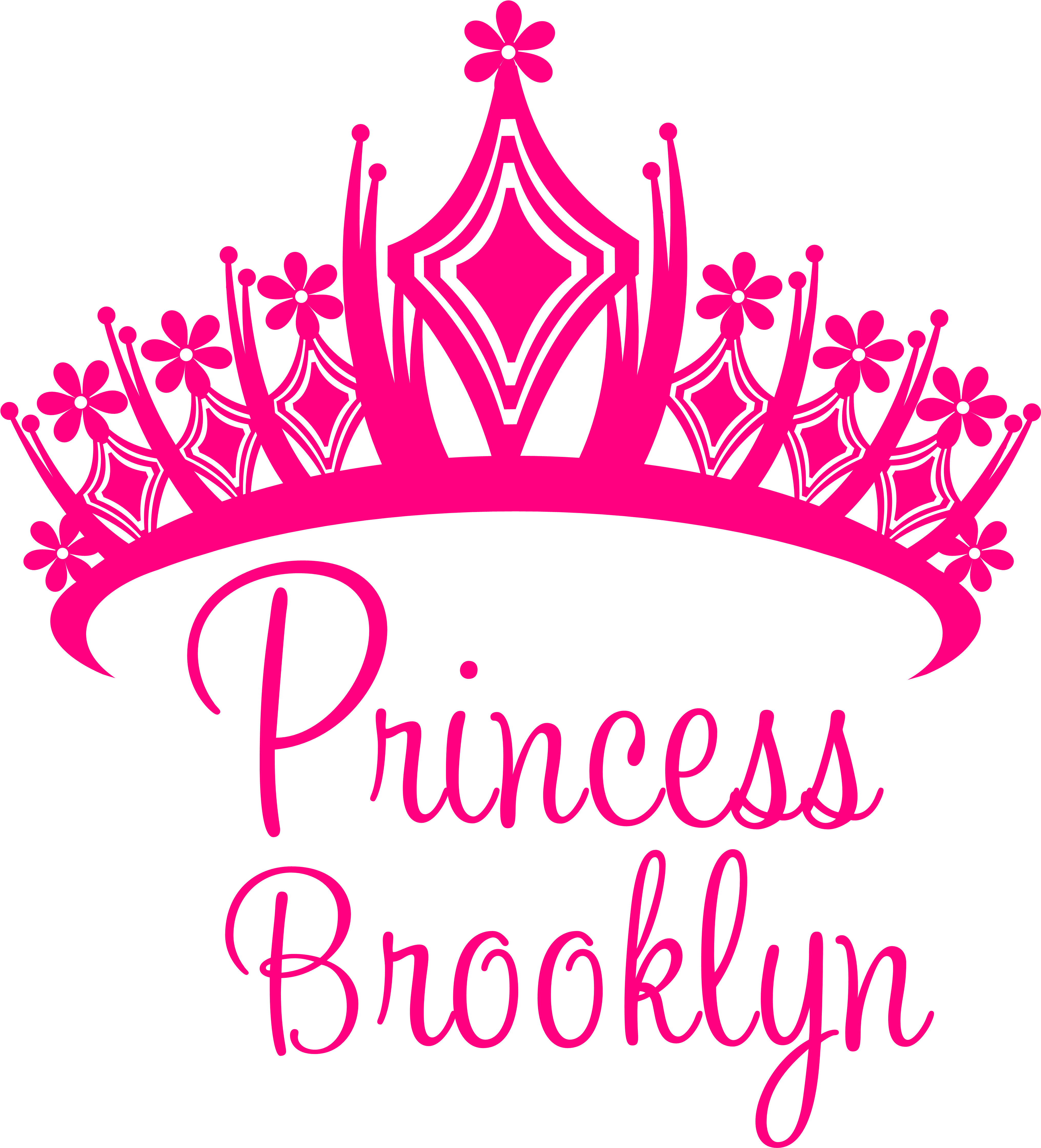 Princess Crown - Princess Pink Crown Png Clipart (4130x4549), Png Download