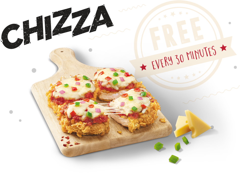 Free Chizza From Kfc - Kids' Meal Clipart (1118x698), Png Download