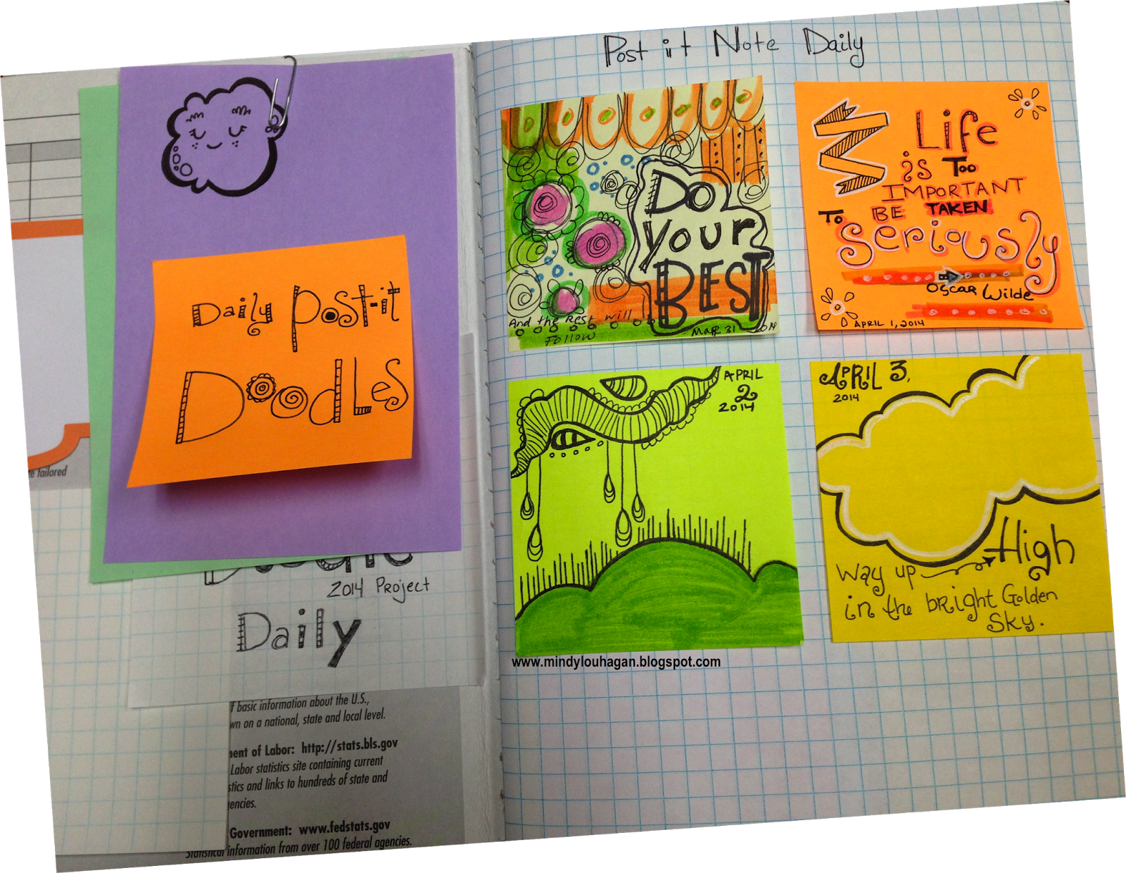 I Can Usually Fit Six Post It Notes On Each Page So - Paper Clipart (1600x1240), Png Download