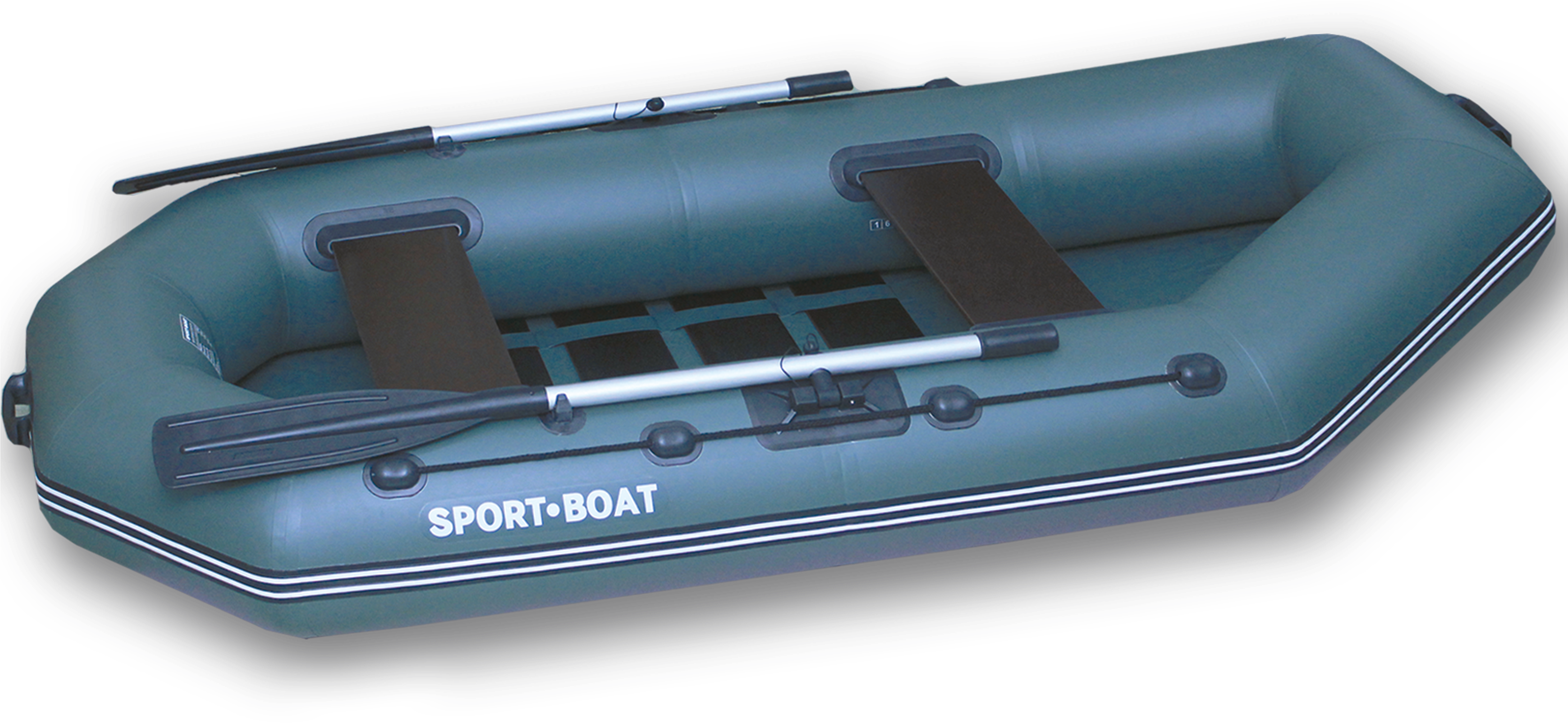 Inflatable Rowboat Laguna L 280 Ls - Boat Clipart (5025x2359), Png Download
