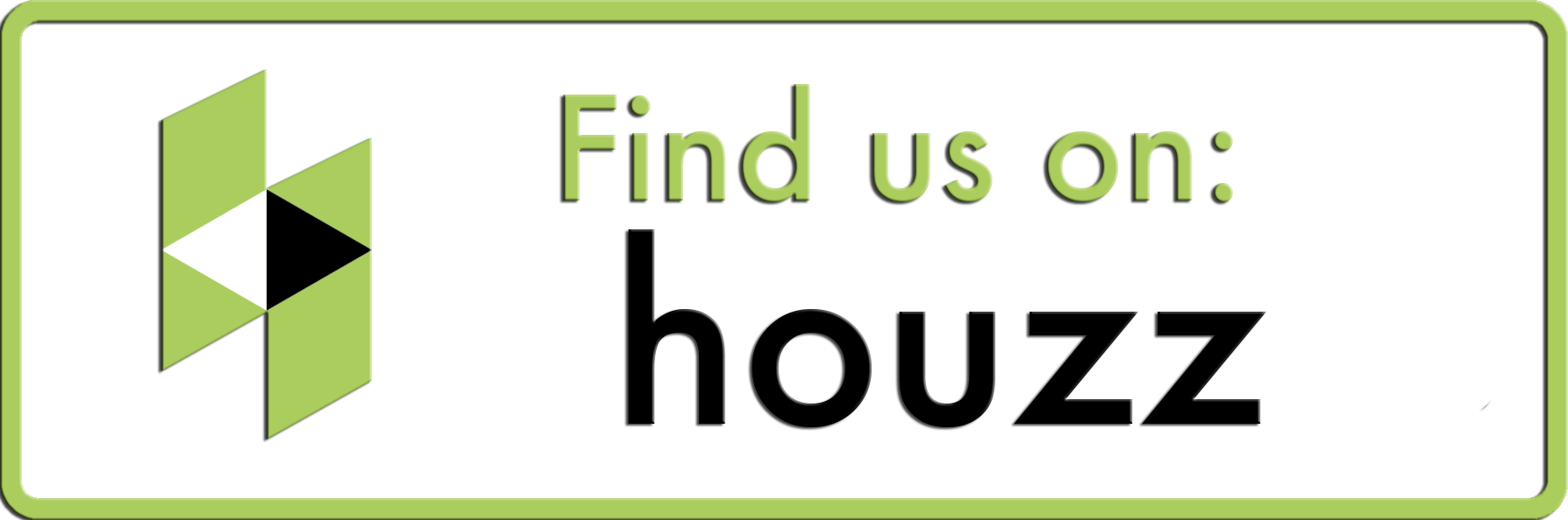 Houzz Logo - Find Us On Houzz Logo Clipart (1788x594), Png Download