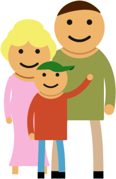 Free Png Download Gif Animation Family Animated Gif - Family Cartoon Png Gif Clipart (480x737), Png Download