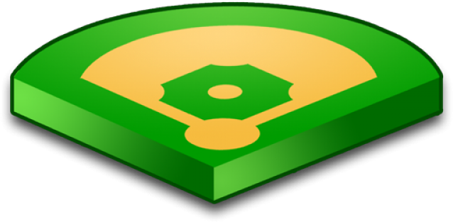 Baseball Field Map Icon Clipart (640x480), Png Download
