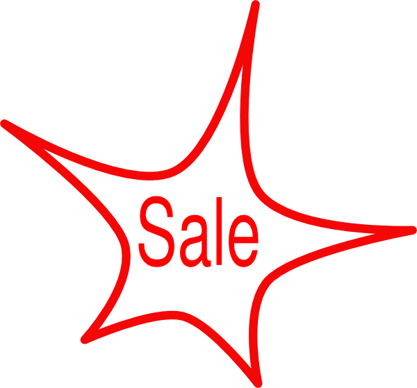 Sale Clip Art - Free Clip Art Sale - Png Download (600x559), Png Download