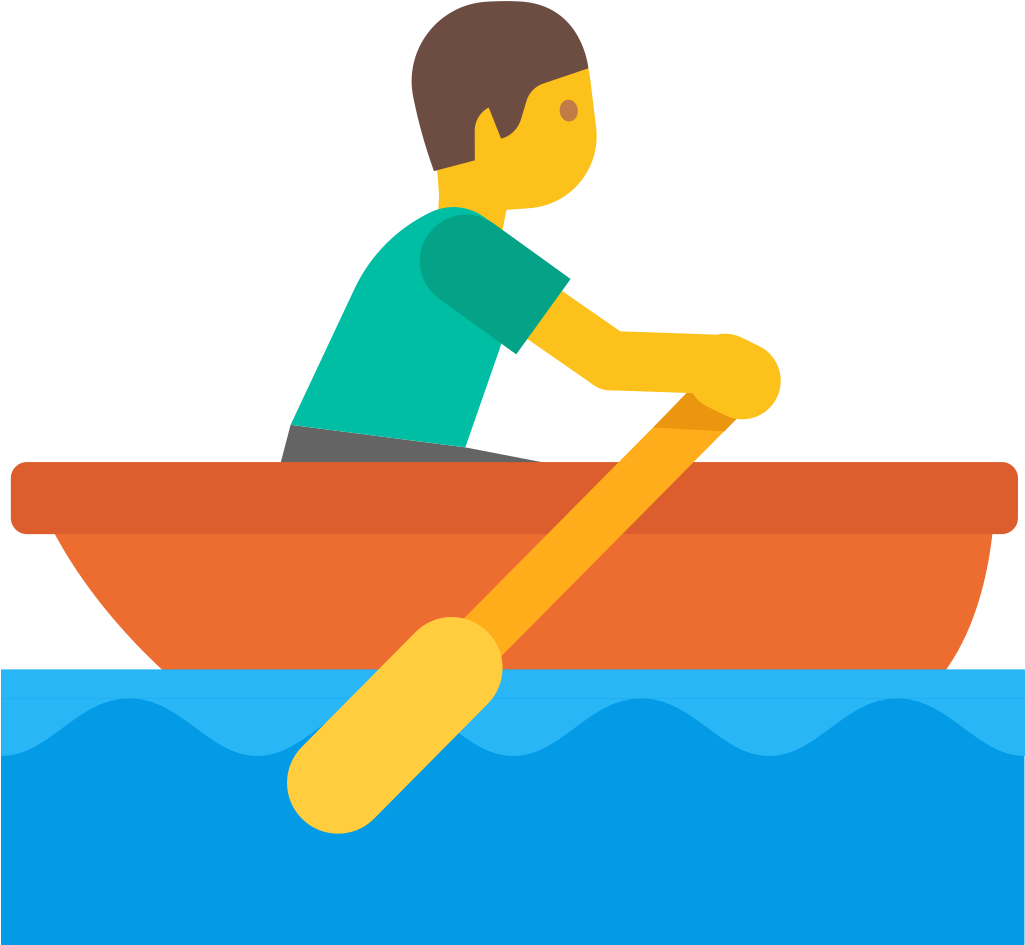 Images Of Rowboat Emoji Remando Emoji Clipart Large Size Png Image