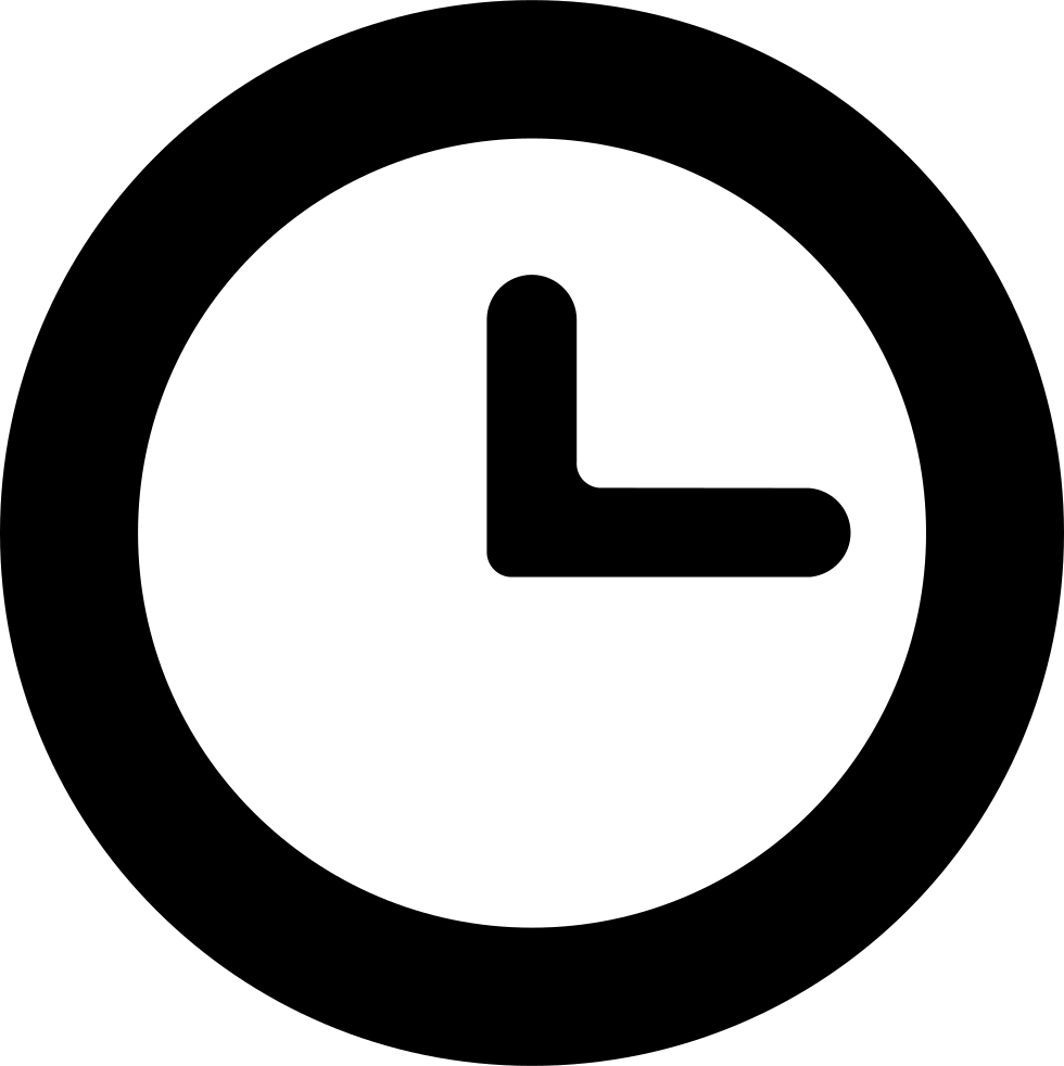 Attendance Computer Icons Axe Clocks Time Logo Clipart - Time Icon Png Free Transparent Png (980x982), Png Download