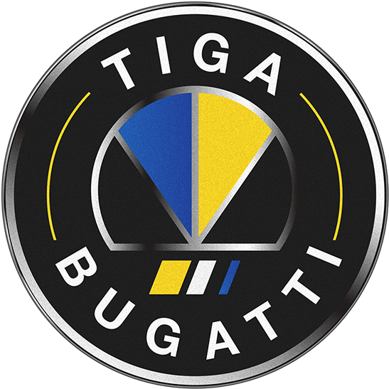 Bugatti Logo Png - Bugatti Tiga Clipart (600x600), Png Download