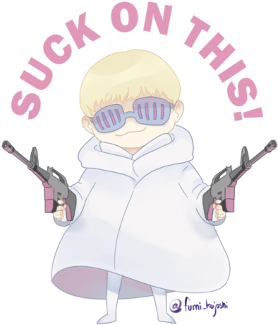 Problematic Trash, Aka Satan - Cartoon Clipart (500x695), Png Download