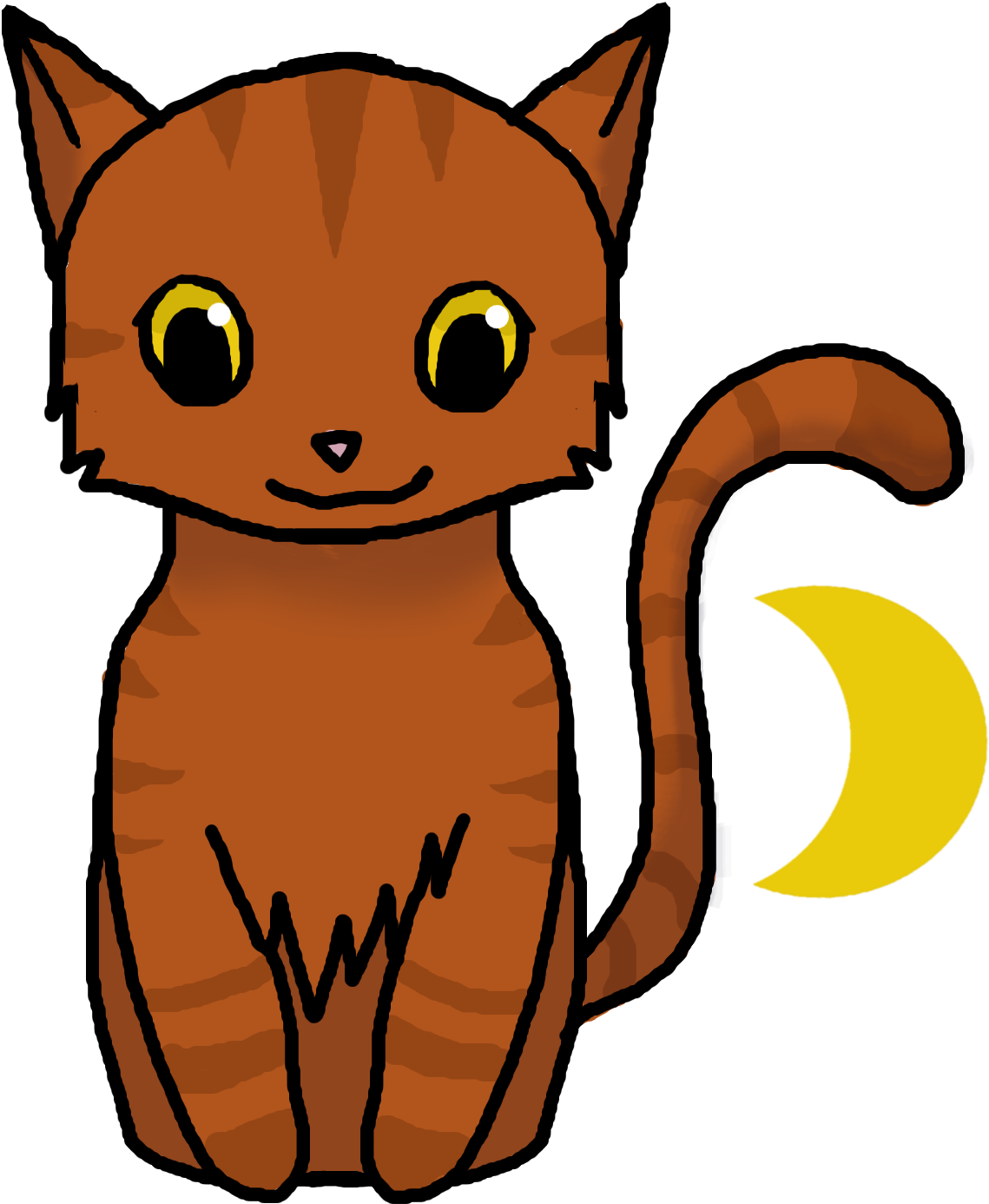 Dessin Chat Png - Cartoon Clipart (1245x1645), Png Download
