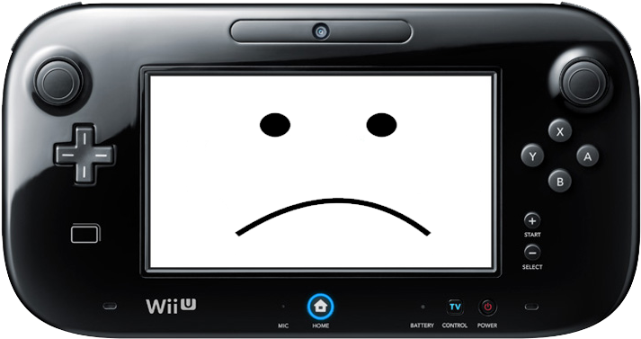 Photo Sadwiiu Zps34d5c11c - Wii U Gamepad Clipart (850x530), Png Download