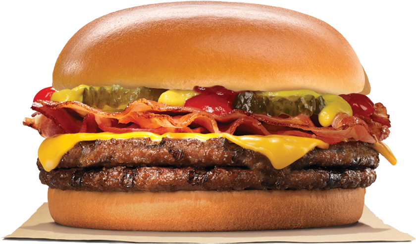 Mega Flavor Explosion - Burger Bacon Clipart (886x886), Png Download