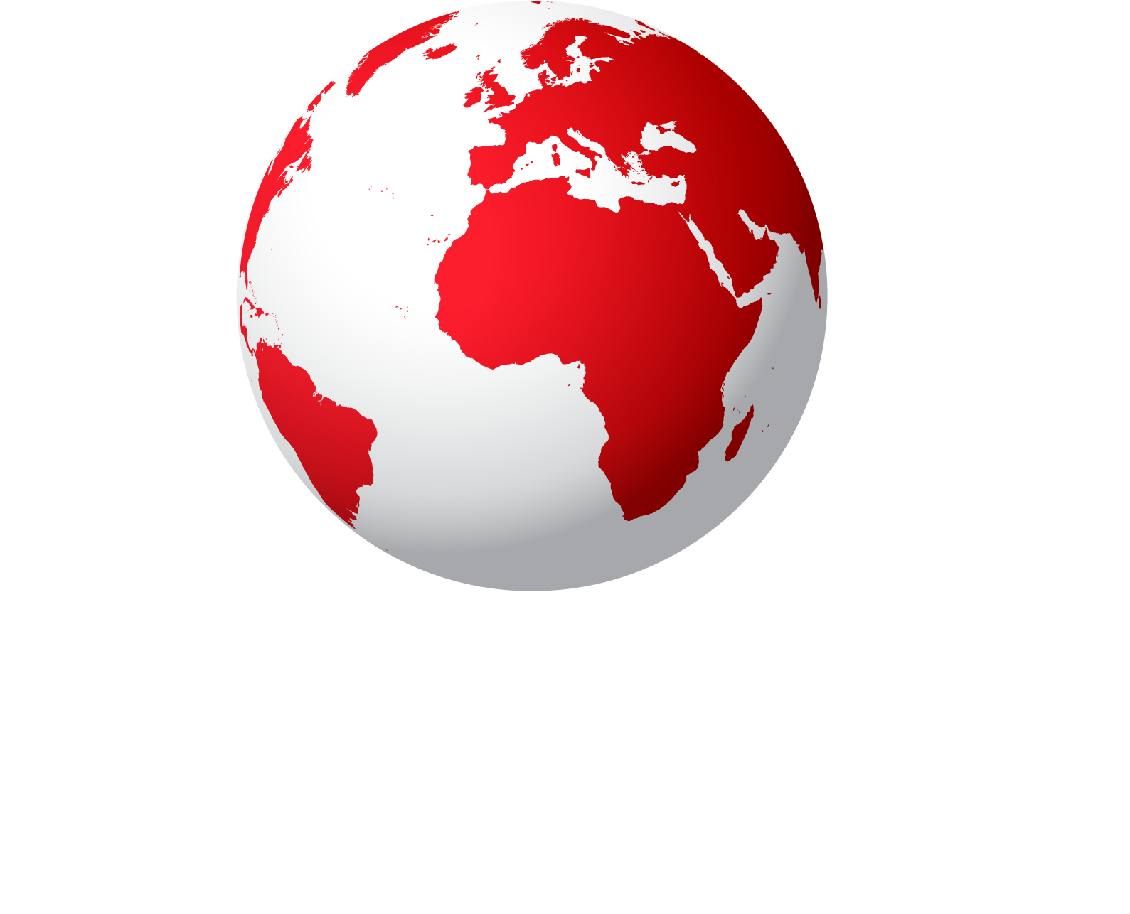 Global Engineering Recruitment Ltd - Red And White Earth Png Clipart (1597x1316), Png Download