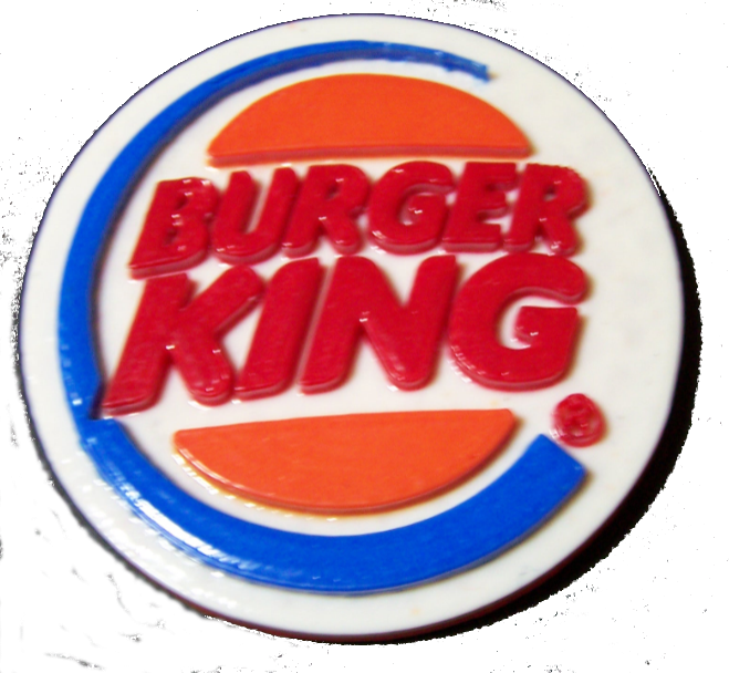 Temporary Burger King Logobobrob1956satx Thingiverse - Circle Clipart (659x608), Png Download