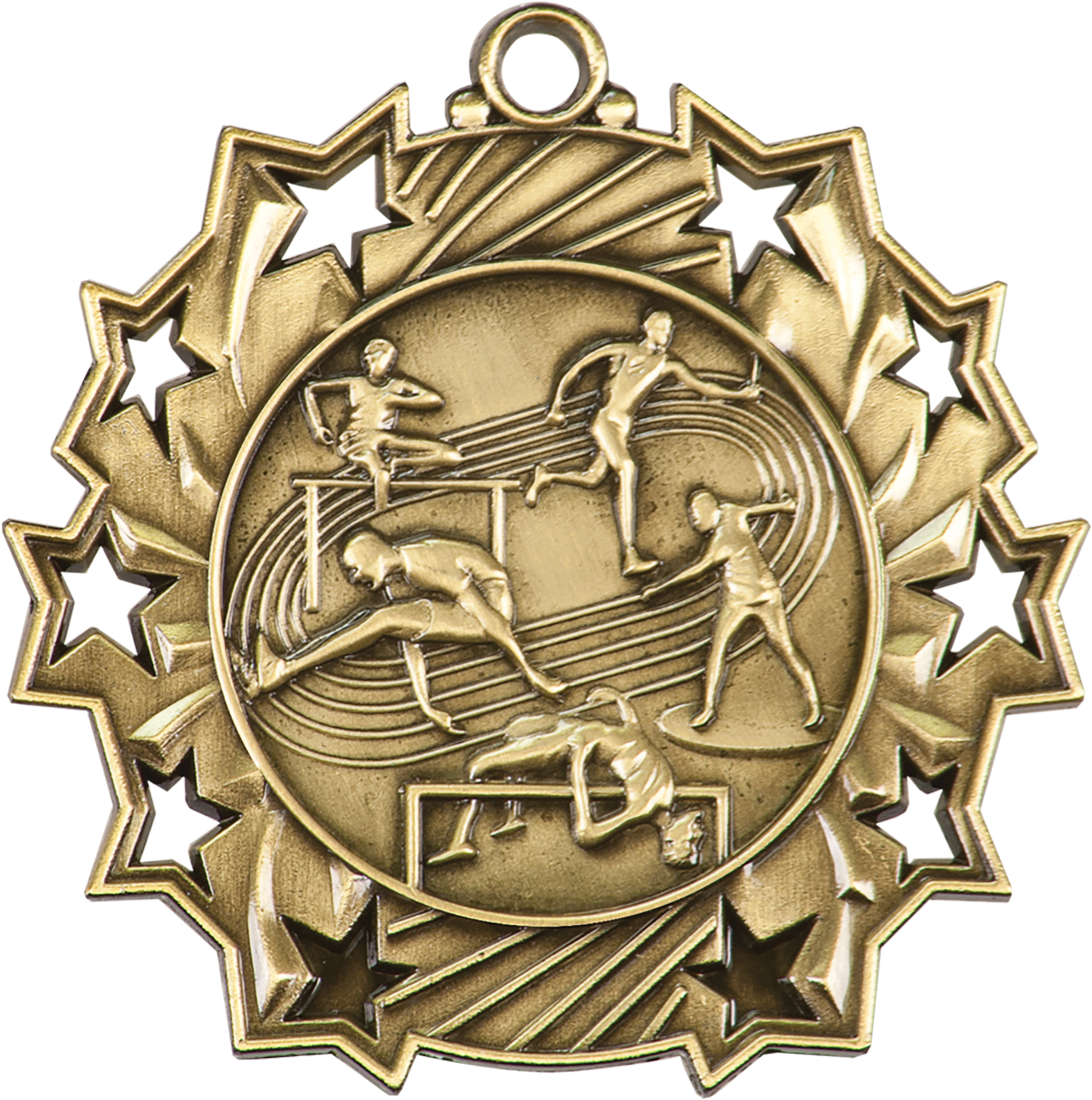 Track & Field - Perfect Attendance Award Medal Clipart (1800x1800), Png Download