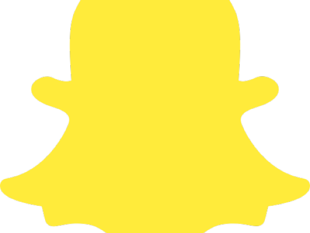 Snapchat Clipart Transparent Background - Transparent Snapchat White Logo Png (640x480), Png Download