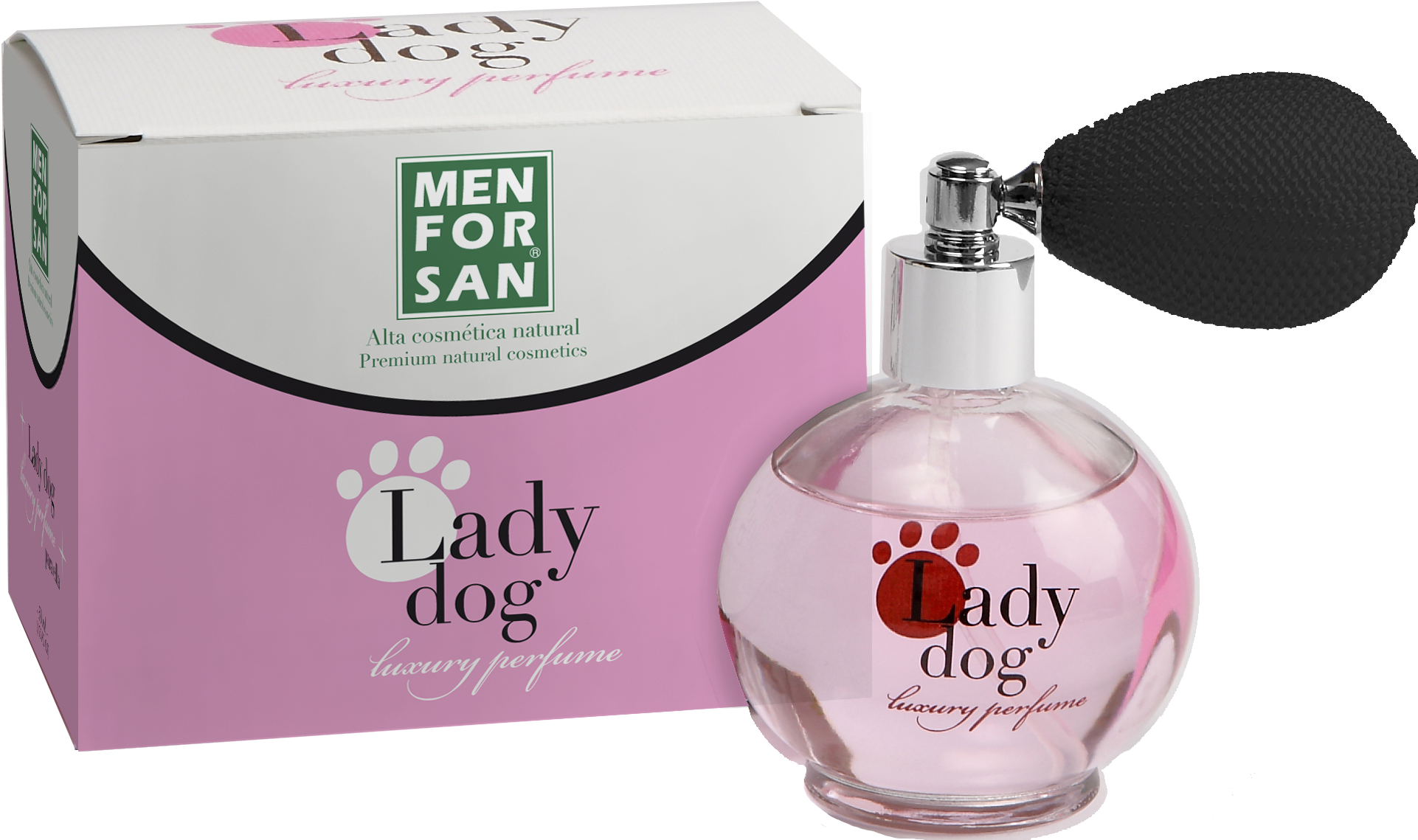 Lady Dog Perfume - Men For San Clipart (2236x1388), Png Download