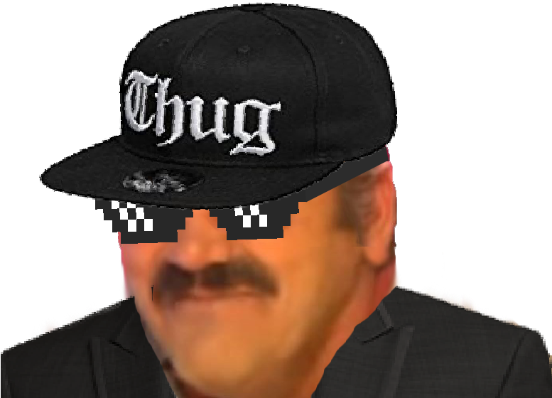 Lien Direct, 2017/19/1494533989 Risotas Thug - Pere Noel Thug Life Clipart (776x582), Png Download