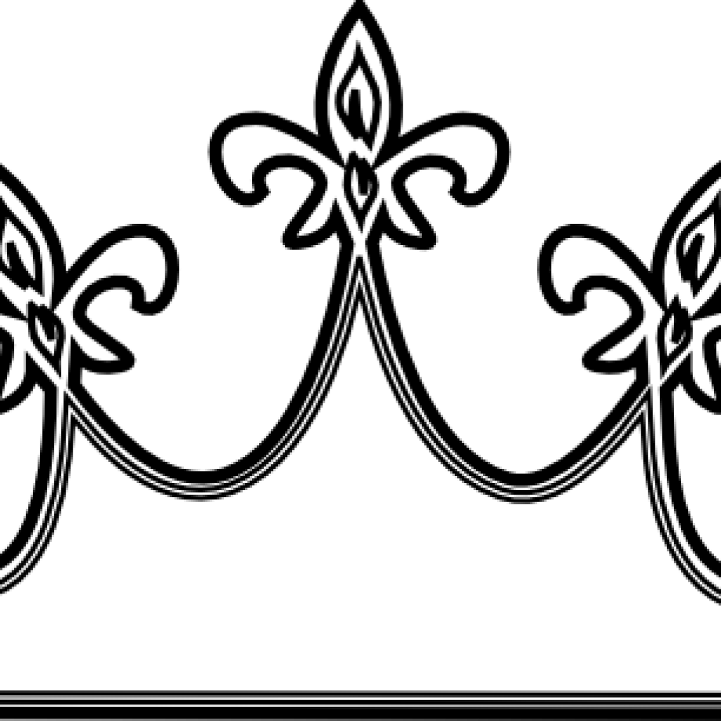Black And White Crown Clipart 19 Princess Crown Graphic - Princess Crown Clipart Black And White - Png Download (1024x1024), Png Download