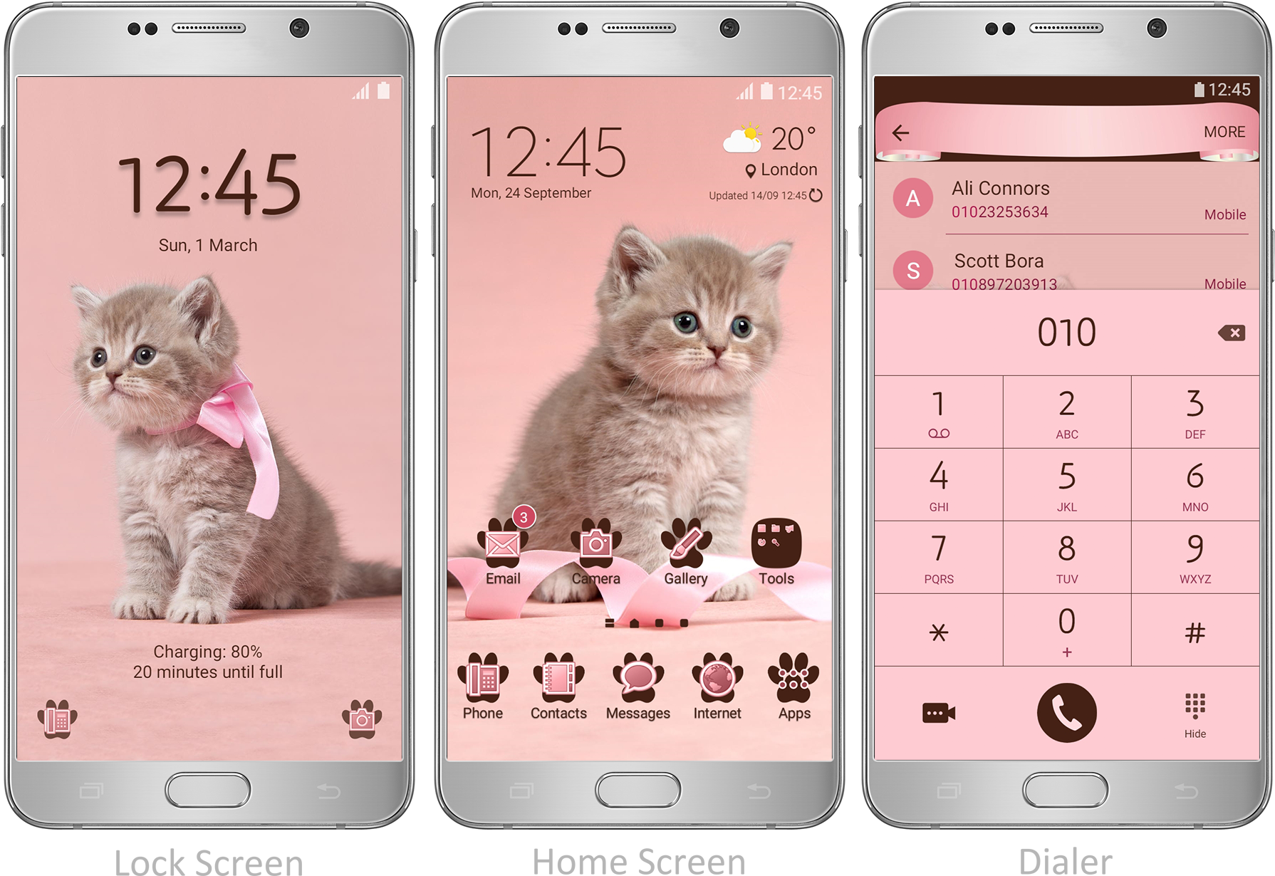 Cute Cat - Iphone Clipart (1789x1240), Png Download