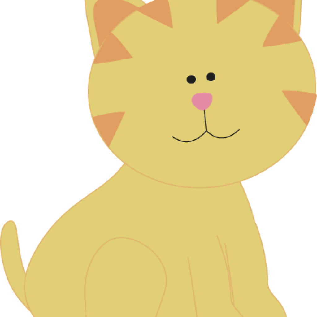 Cute Cat Clipart Cat Clip Art Cat Images School Clipart - Cartoon - Png Download (1024x1024), Png Download