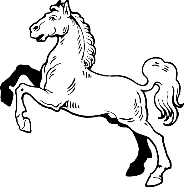 Horse Clip Art - Png Download (588x597), Png Download