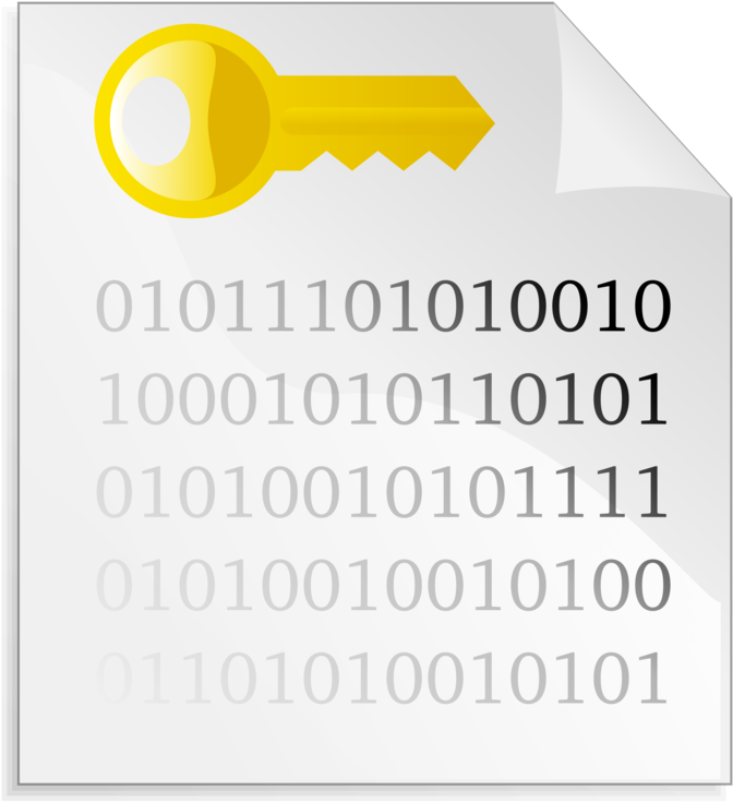 Binary File Binary Number Computer Icons Encryption - Binary File Clipart (750x750), Png Download