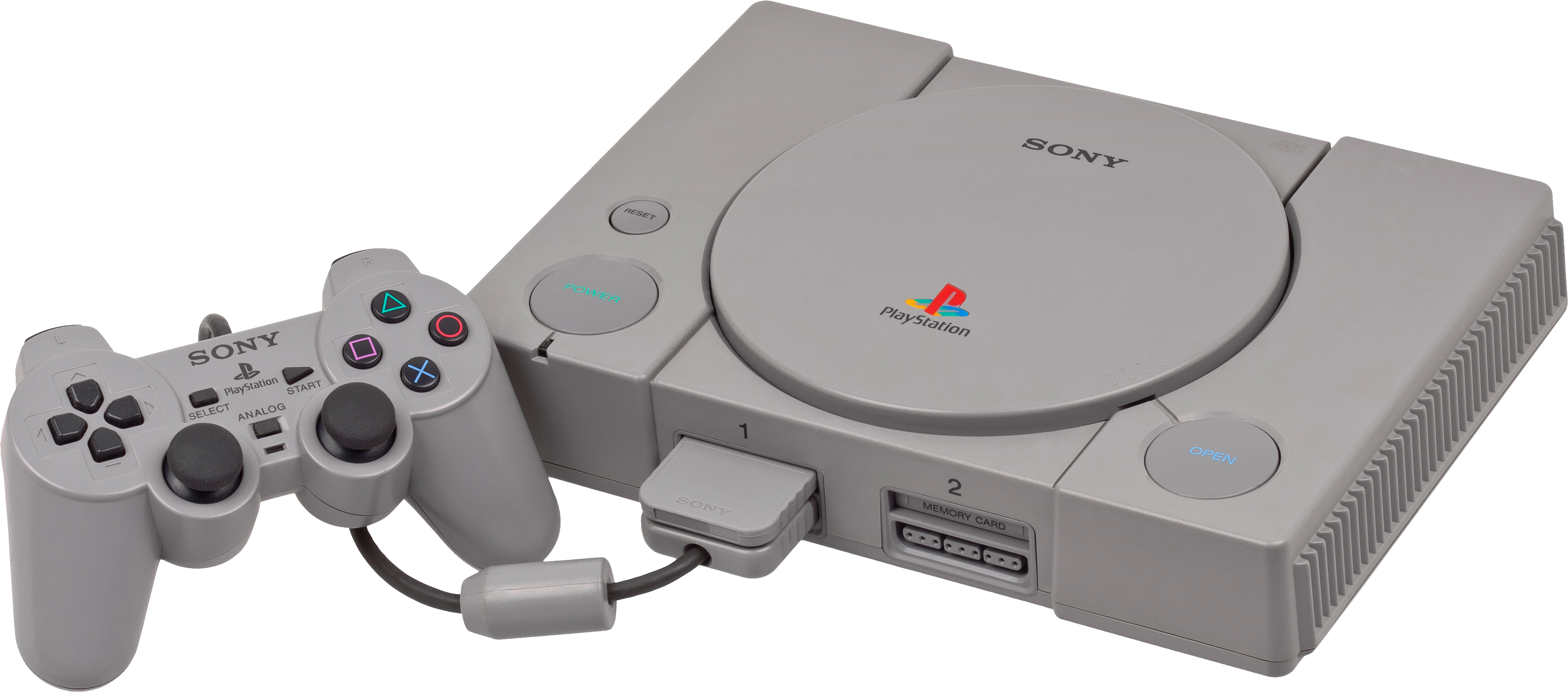 Sony Playstation Png - Video Game Console Clipart (3978x1755), Png Download