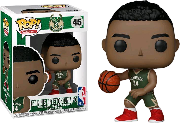 Funko Pop Vinyl - Giannis Antetokounmpo Funko Pop Clipart (731x501), Png Download