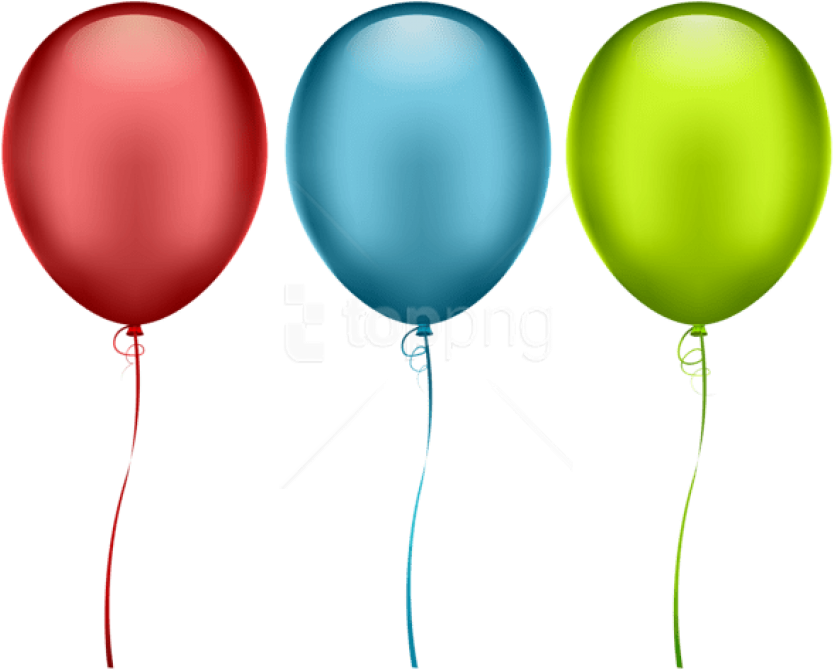 Free Png Download Balloons Png Images Background Png - Birthday Balloons Clip Art Free Transparent Png (850x683), Png Download