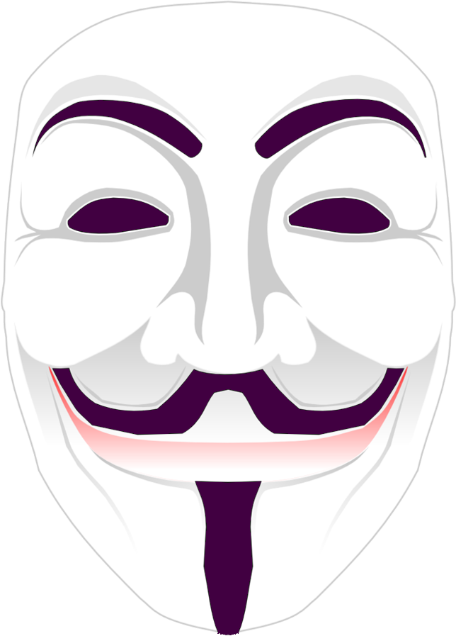 Anonymous Mask Transparent Thewealthbuilding - V For Vendetta Mask Icon Clipart (644x897), Png Download