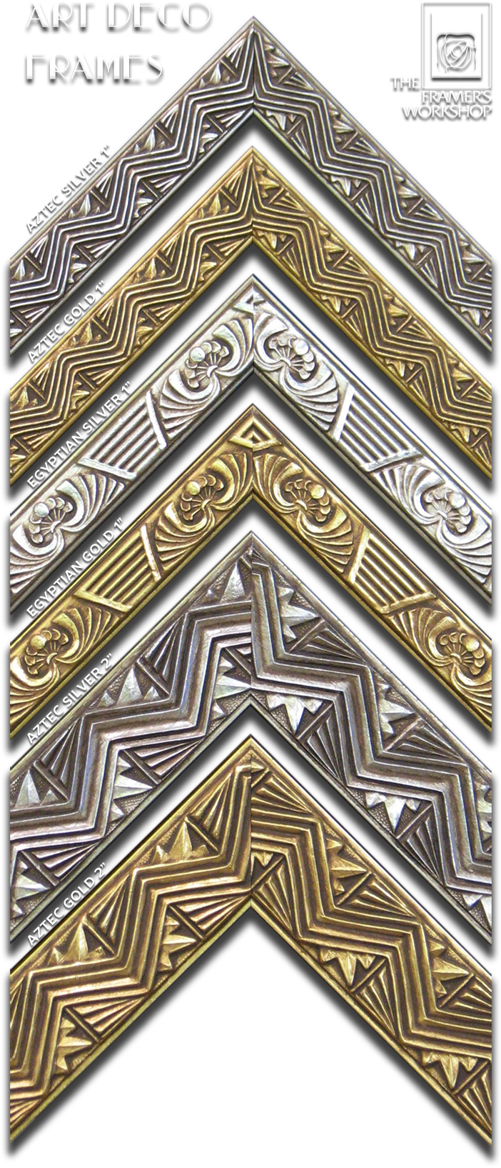 Art Deco Frames By Roma , Png Download Clipart (702x1635), Png Download