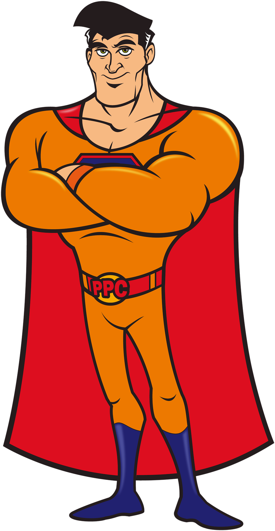 Ppc Hero Turns Six - Cartoon Clipart (1583x2048), Png Download