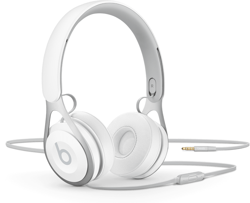 Picture Of Beats Ep On-ear Headphones - Beats Ep White Zml Clipart (844x685), Png Download