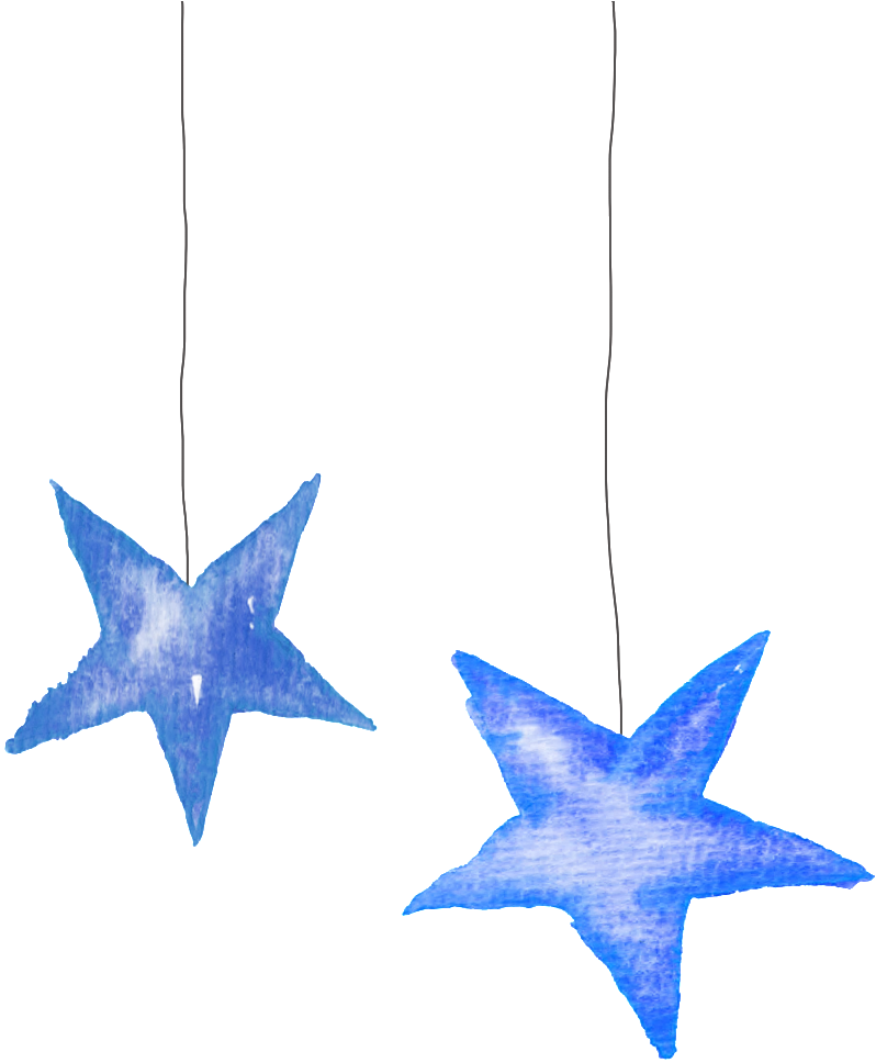 Blue Stars Lighting Christmas Transparent Decorative - Christmas Day Clipart (798x968), Png Download