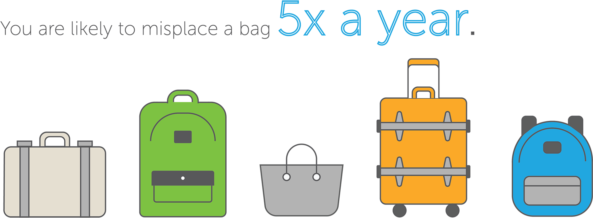 In 2016, - Lost My Luggage Clipart - Png Download (2048x819), Png Download