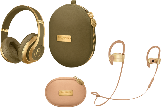Balmain Beats - Beats 3 Wireless Rose Gold Clipart (700x466), Png Download
