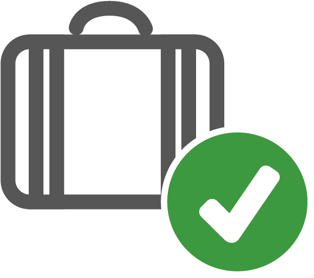 Acceptable Luggage Clipart (725x725), Png Download