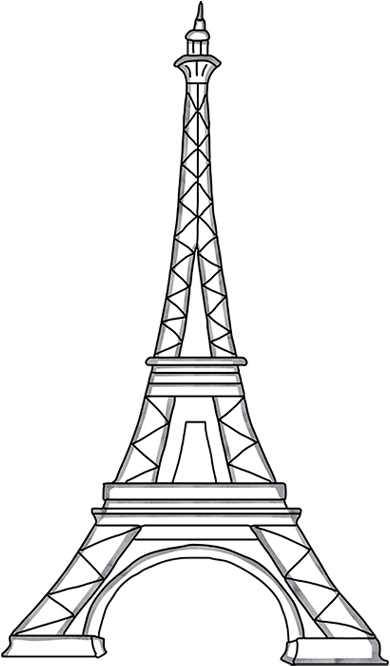 27 Images Of Eiffel Tower Cut Out Template Netpei Com - Steeple Clipart (700x700), Png Download