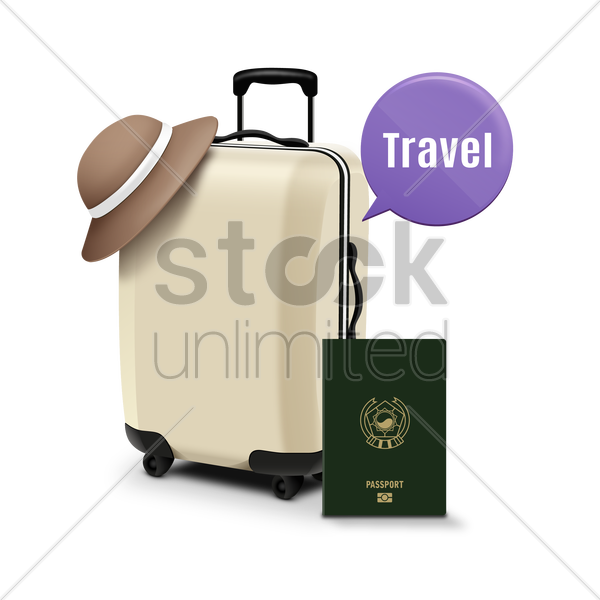 Luggage Clipart Trolley Bag - Baggage - Png Download (600x600), Png Download