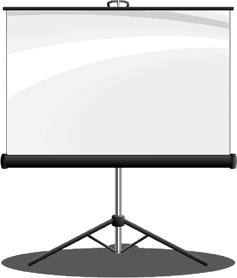 Video Projector Screen Png , Png Download - Screen Transparent Projector Png Clipart (800x937), Png Download