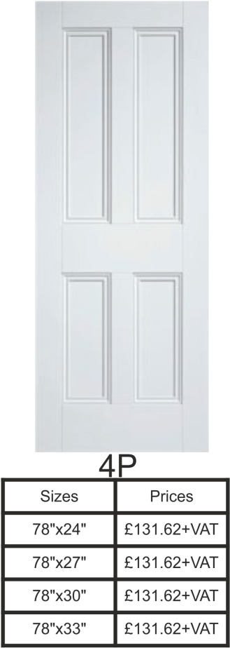 Four Panel Door - Home Door Clipart (400x923), Png Download