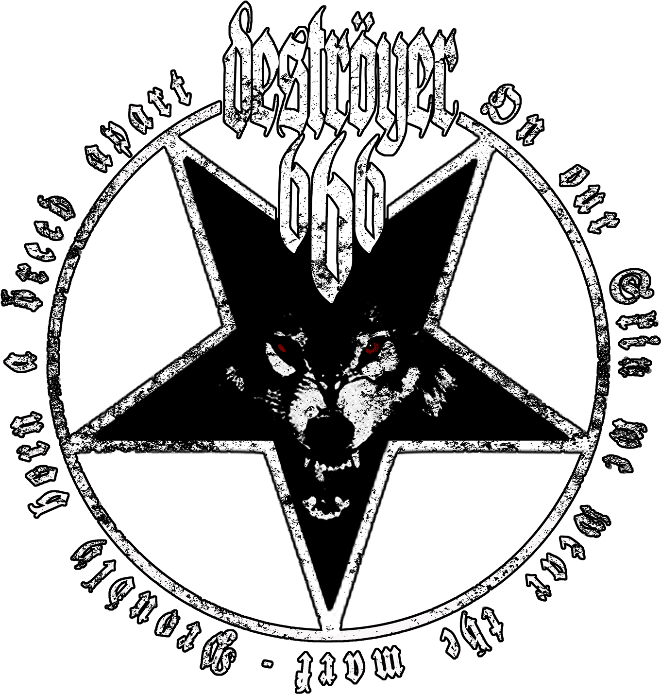 Les Fleurs Du Mal Webzine - Deströyer 666 Clipart (1400x1492), Png Download