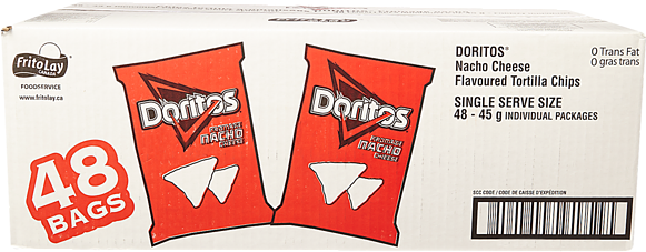 Fritos® Doritos® Nacho Cheese Tortilla Chips, Vending - Paper Clipart (1000x1000), Png Download